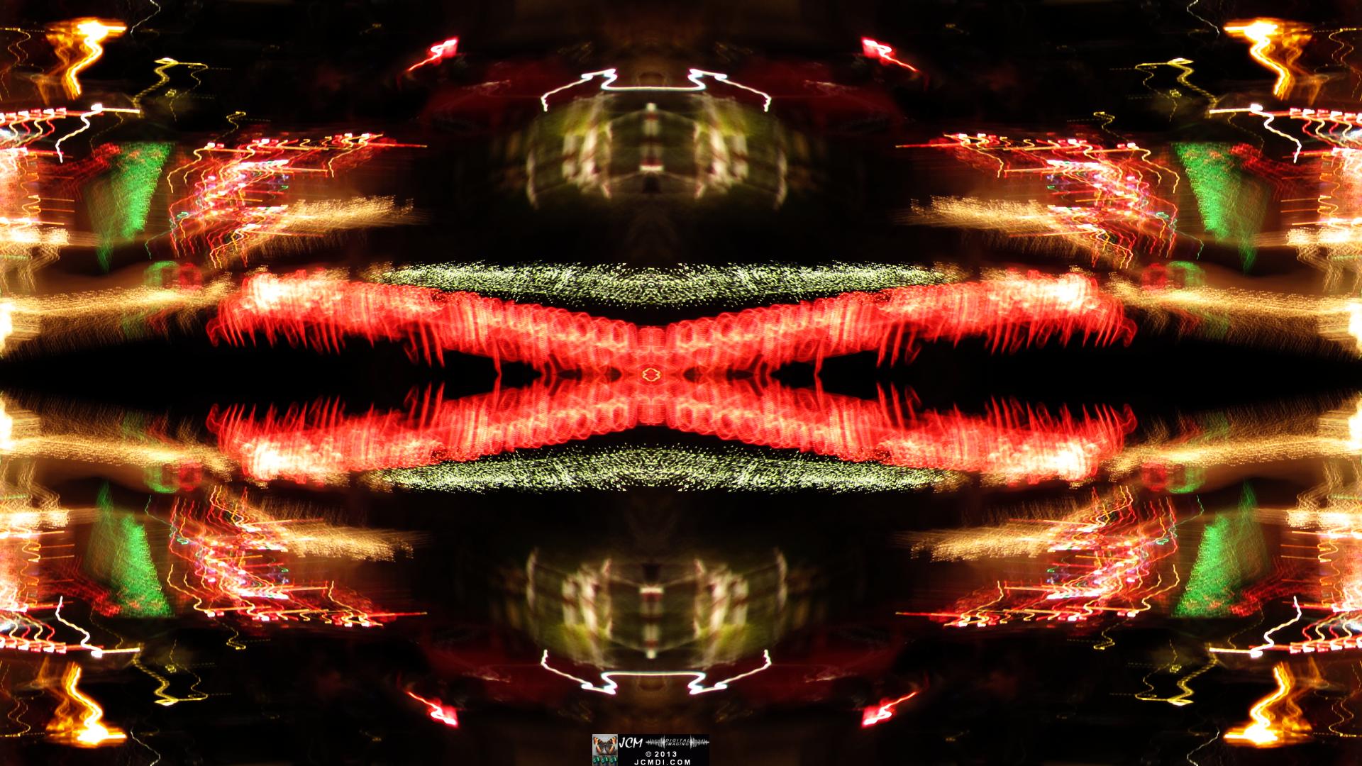 Wakefield Holiday Lightshow 2013 Quadroscopic long exposure artwork